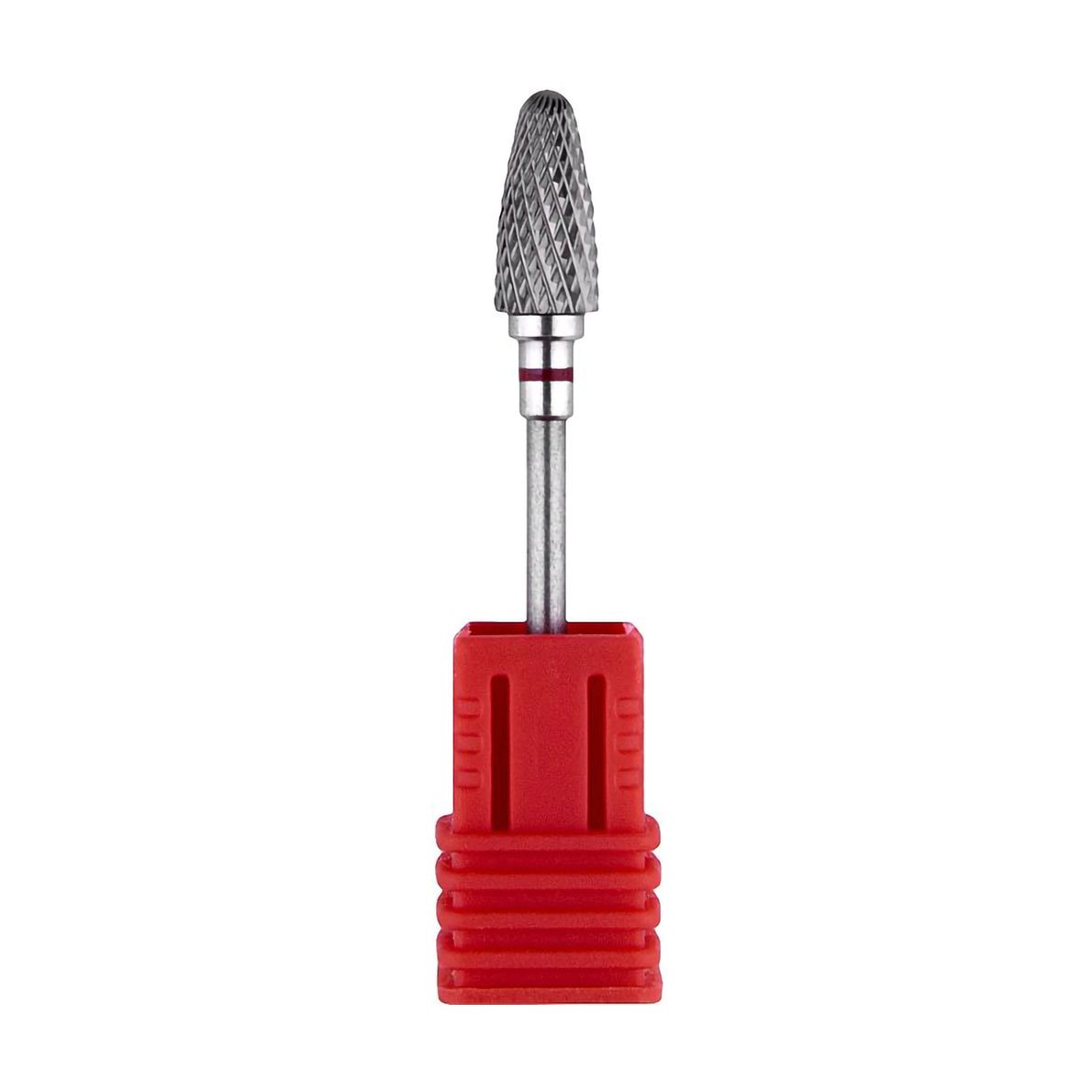 

Змінна твердосплавна фреза для манікюру Vizavi Professional Flame, червона