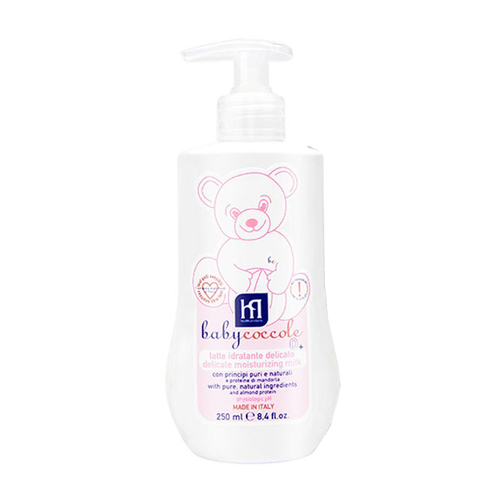 

Уцінка! Дитяче ніжне зволожувальне молочко для тіла Babycoccole Delicate Moisturizing Milk від народження, 250 мл