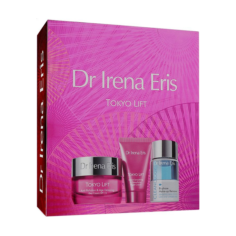 

Уцінка! Набір для обличчя Dr. Irena Eris Tokyo Lift (денний крем, 50 мл + нічний крем, 30 мл + рідина для зняття макіяжу, 50 мл)