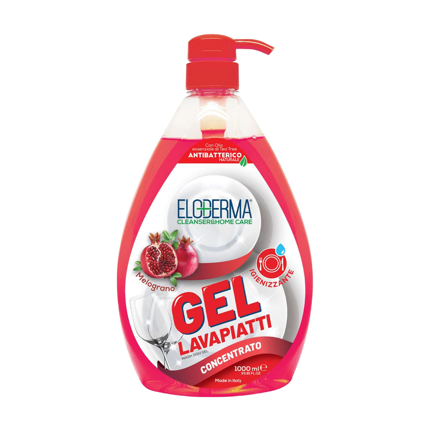 

Засіб для миття посуду Eloderma Гранат, 1 л