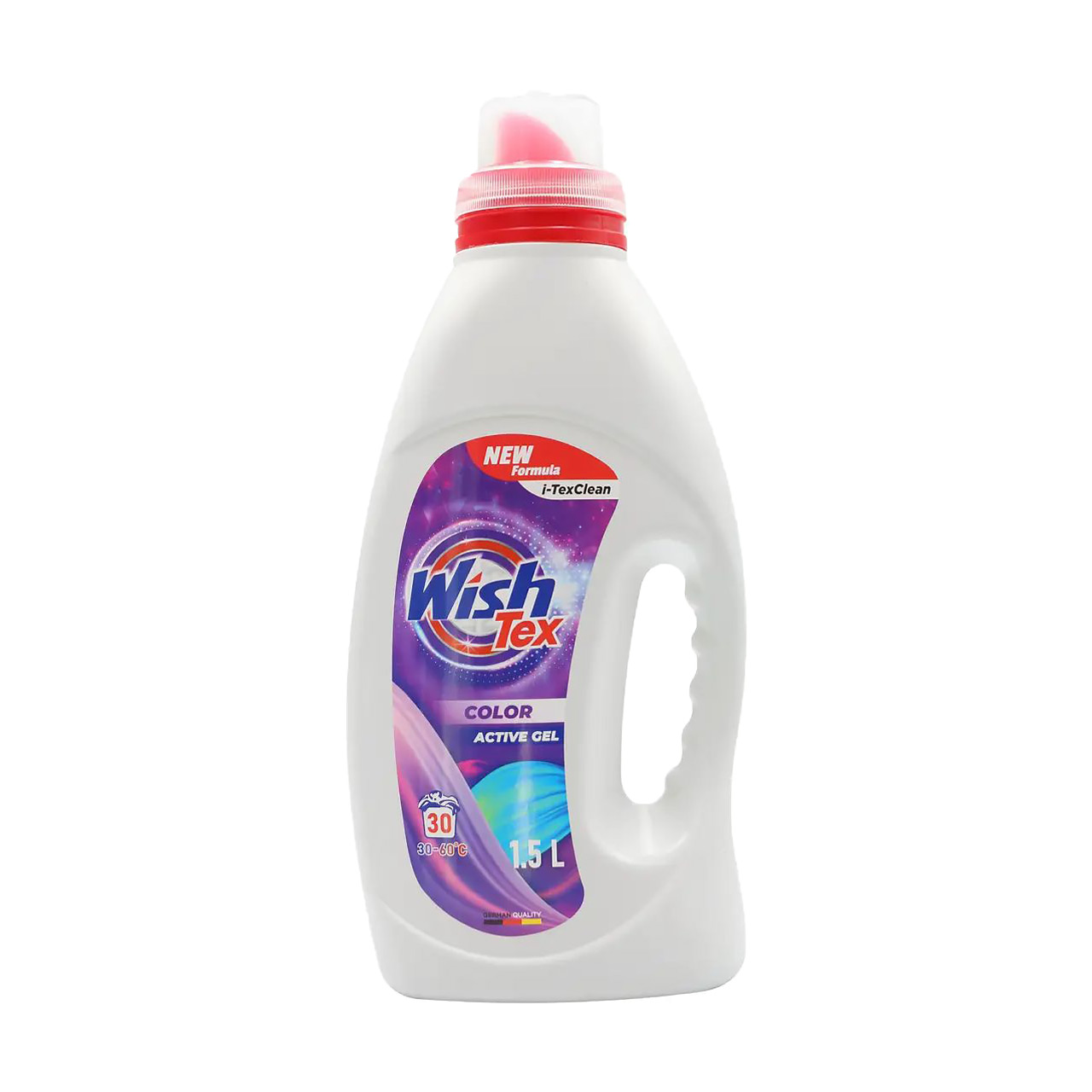 

Гель для прання WishTex Color, 30 циклів прання, 1.5 л