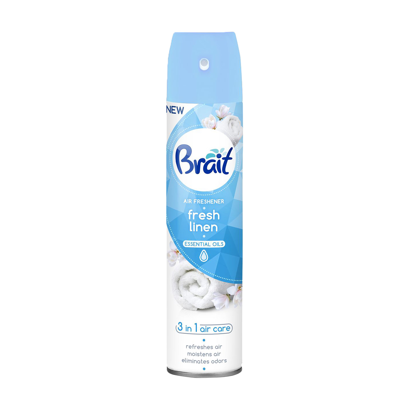 

Освіжувач повітря 3в1 Brait Fresh Linen, 300 мл