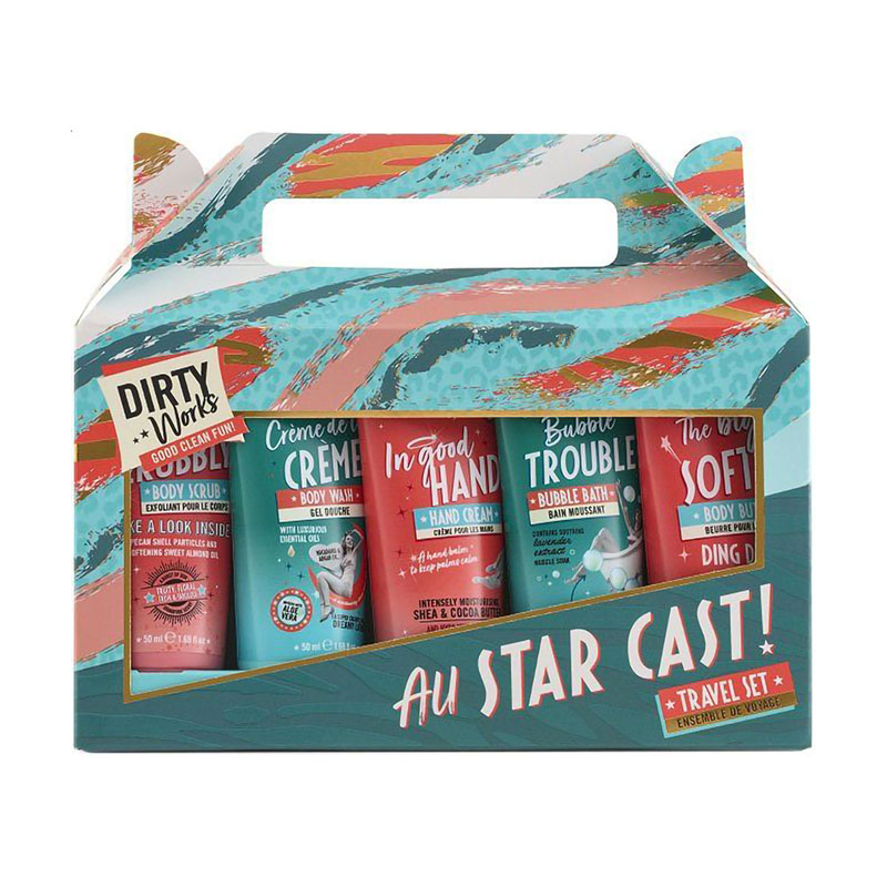 

Уцінка! Подарунковий набір для тіла Dirty Works All Star Cast Travel Set, 5 предметів