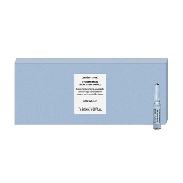 

Уцінка! Ампули для обличчя Comfort Zone Hydramemory Hydra & Glow Ampoule Зволоження і сяйво, 7*2 мл