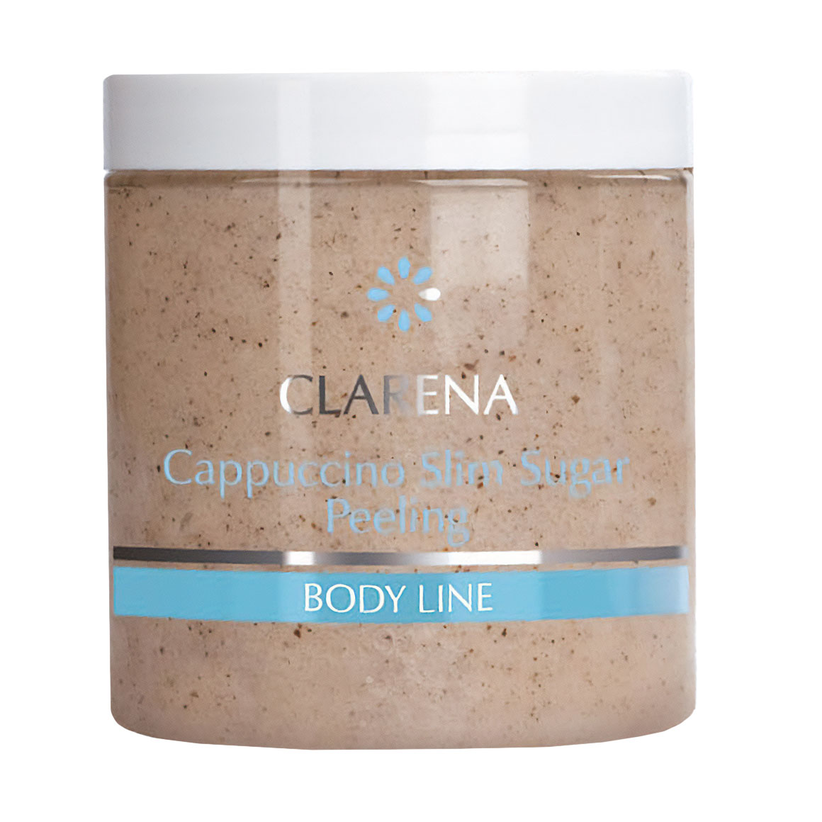 

Уцінка! Скраб для тіла Clarena Body Line Cappuccino Slim Sugar Peeling, 250 мл