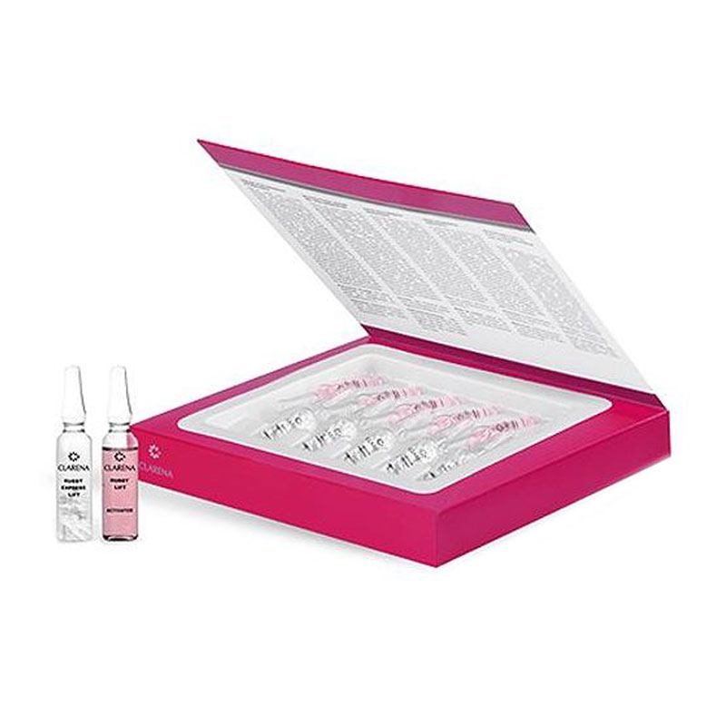 

Уцінка! Експрес-маска для обличчя Clarena Caviar & Matrix Line Express Ruby Lift, 20*3 мл