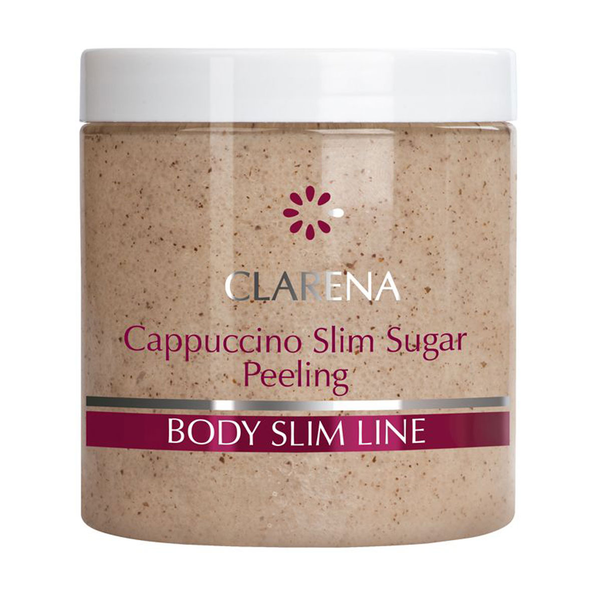 

Скраб для тіла Clarena Body Line Cappuccino Slim Sugar Peeling, 500 мл