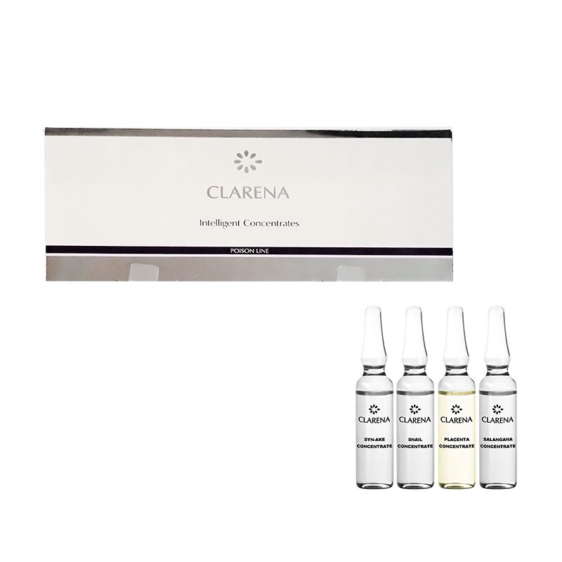 

Уцінка! Концентровані ампули для обличчя Clarena Intelligent Concentrates для професійного використання, 8*5 мл