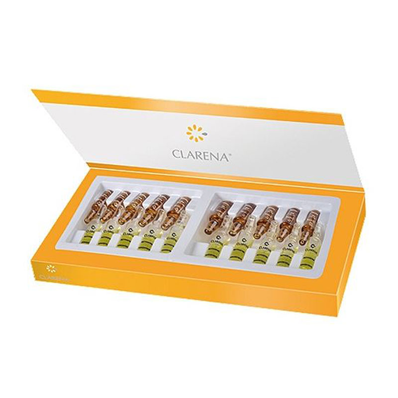 

Уцінка! Сироватка для обличчя Clarena Power Serum +100% Vit C Aa2g для професійного використання, 20*3 мл