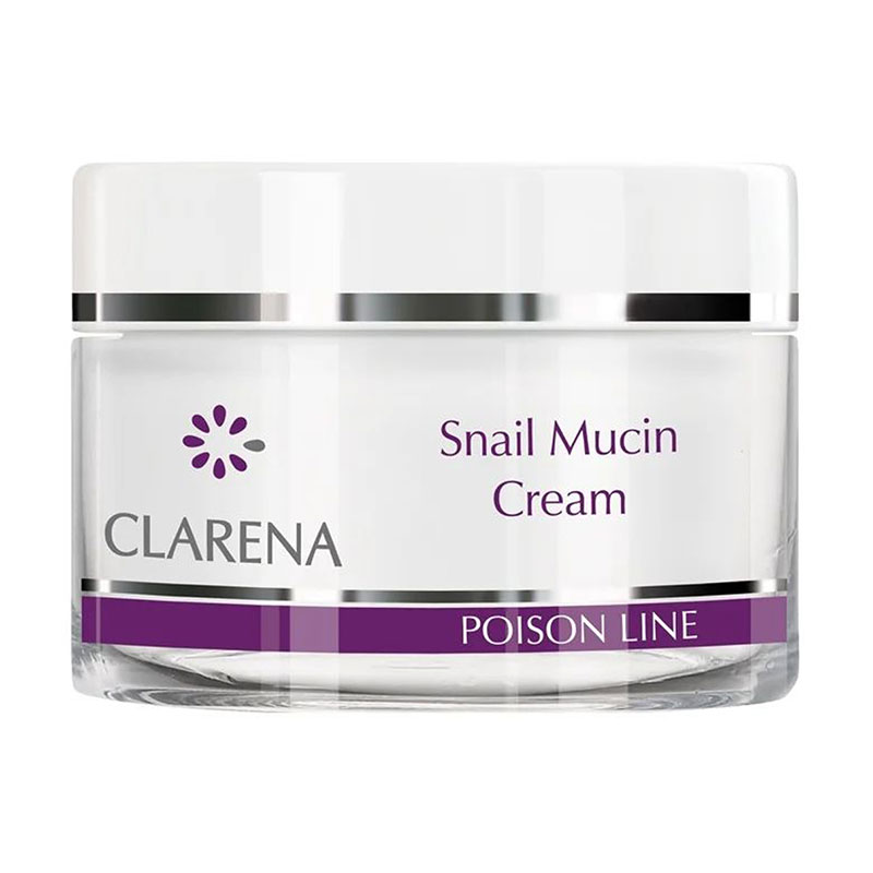 Уцінка! Крем для обличчя Clarena Poison Line Snail Mucin Cream з муцином равлика, 50 мл