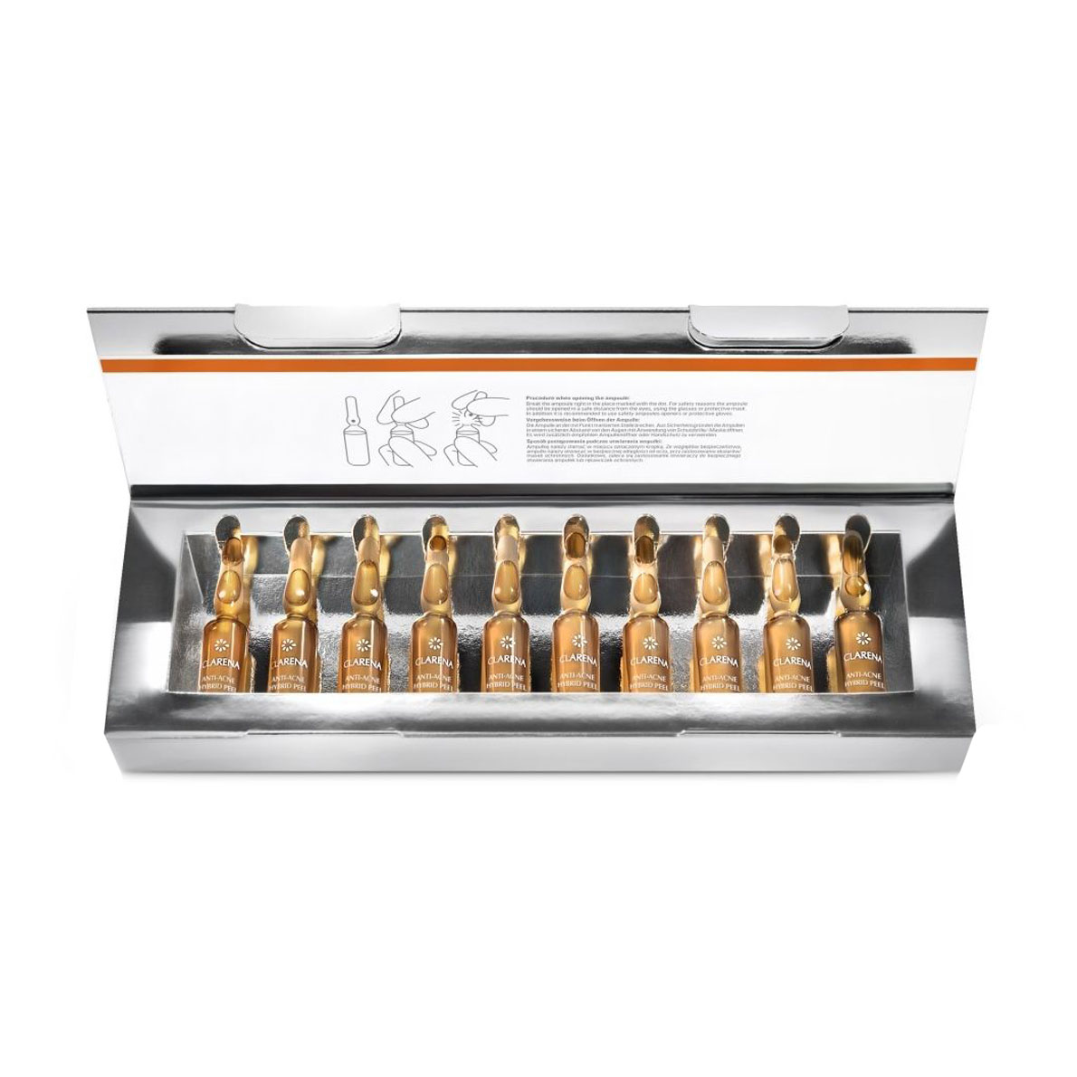 

Уцінка! Пілінг для обличчя Clarena Anti-Acne Hybrid Peel, 10*3 мл