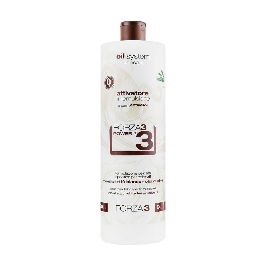 

Уцінка! М'який крем-активатор для фарби Punti Di Vista Oil System Concept Color Oil Oxi Emulsion Forza, 3 (30 Vol), 125 мл