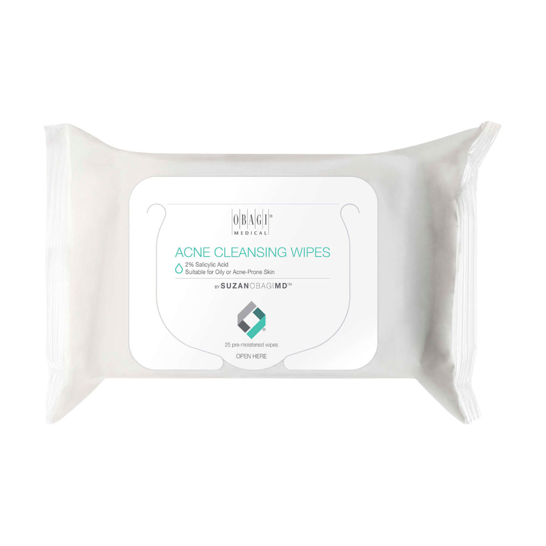 

Очищувальні серветки для обличчя Obagi Medical Acne Cleansing Wipes, 25 шт