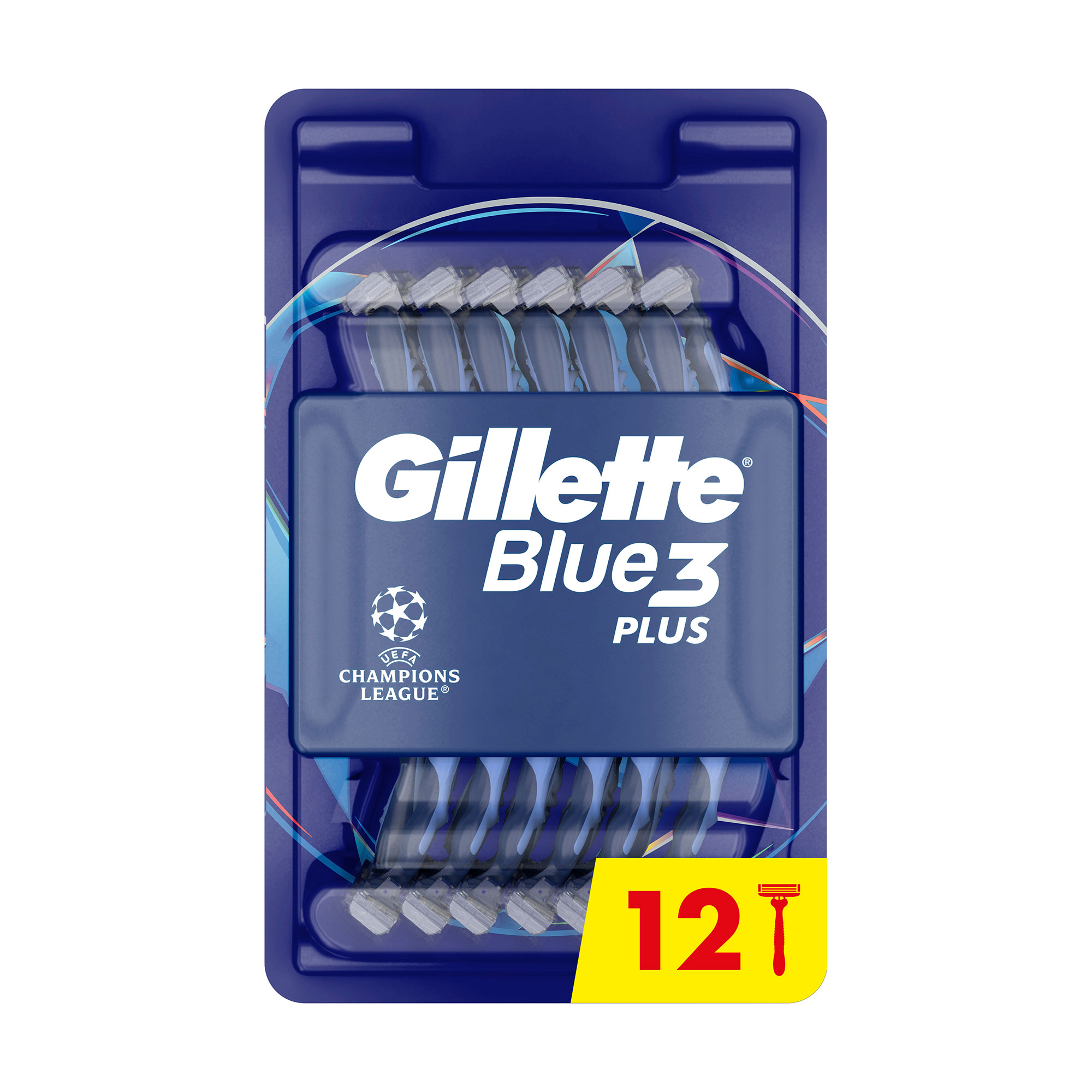 

Одноразові станки для гоління чоловічі (бритви) Gillette Blue3 Comfort, 12 шт