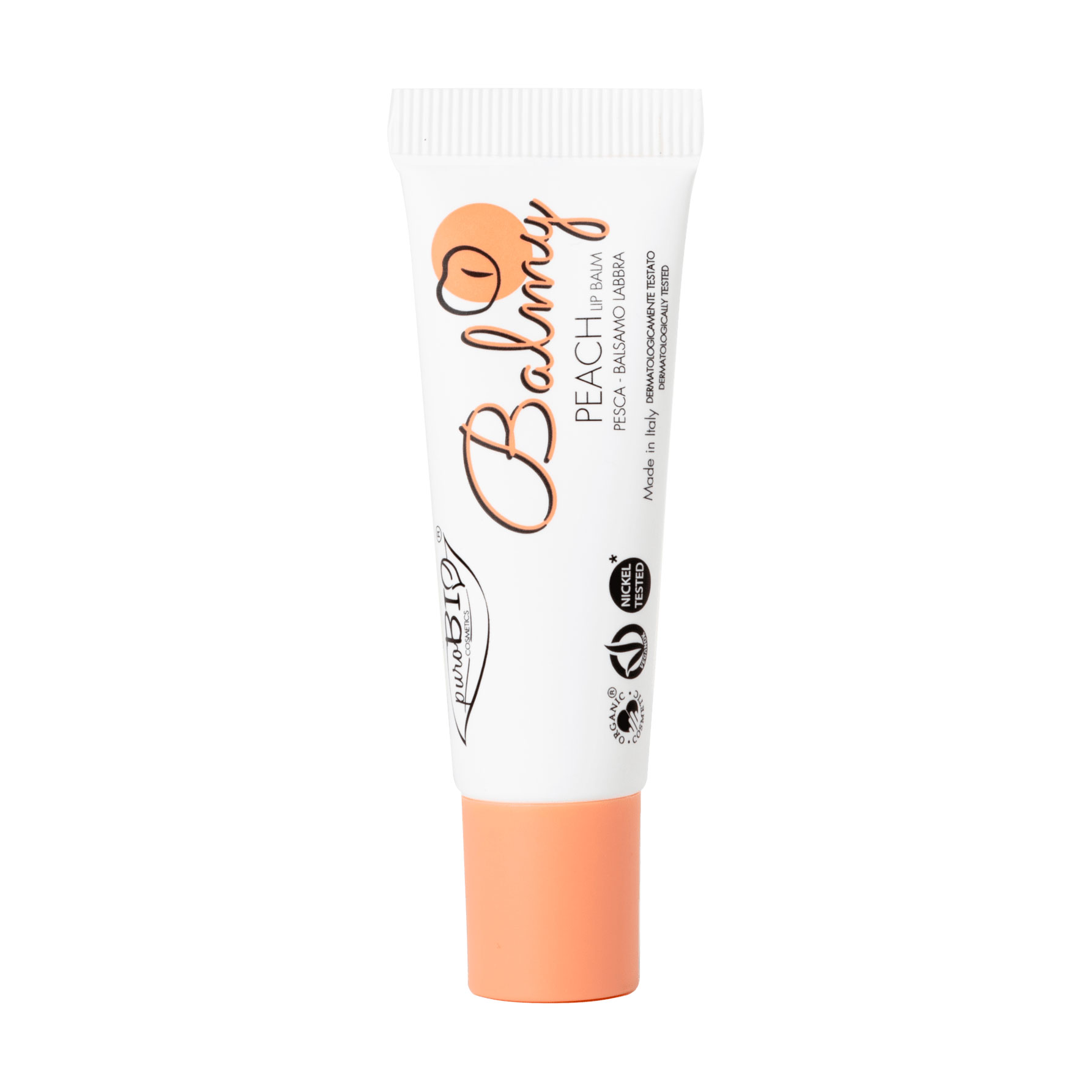 

Уцінка! Бальзам для губ PuroBio Cosmetics Balmy Lip Balm Peach, 10 мл