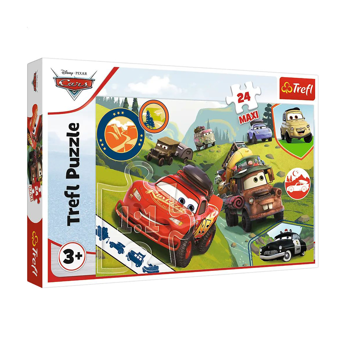 

Пазли Trefl Дісней Тачки, Весела Подорож, від 3 років, 24 елемента (14352)