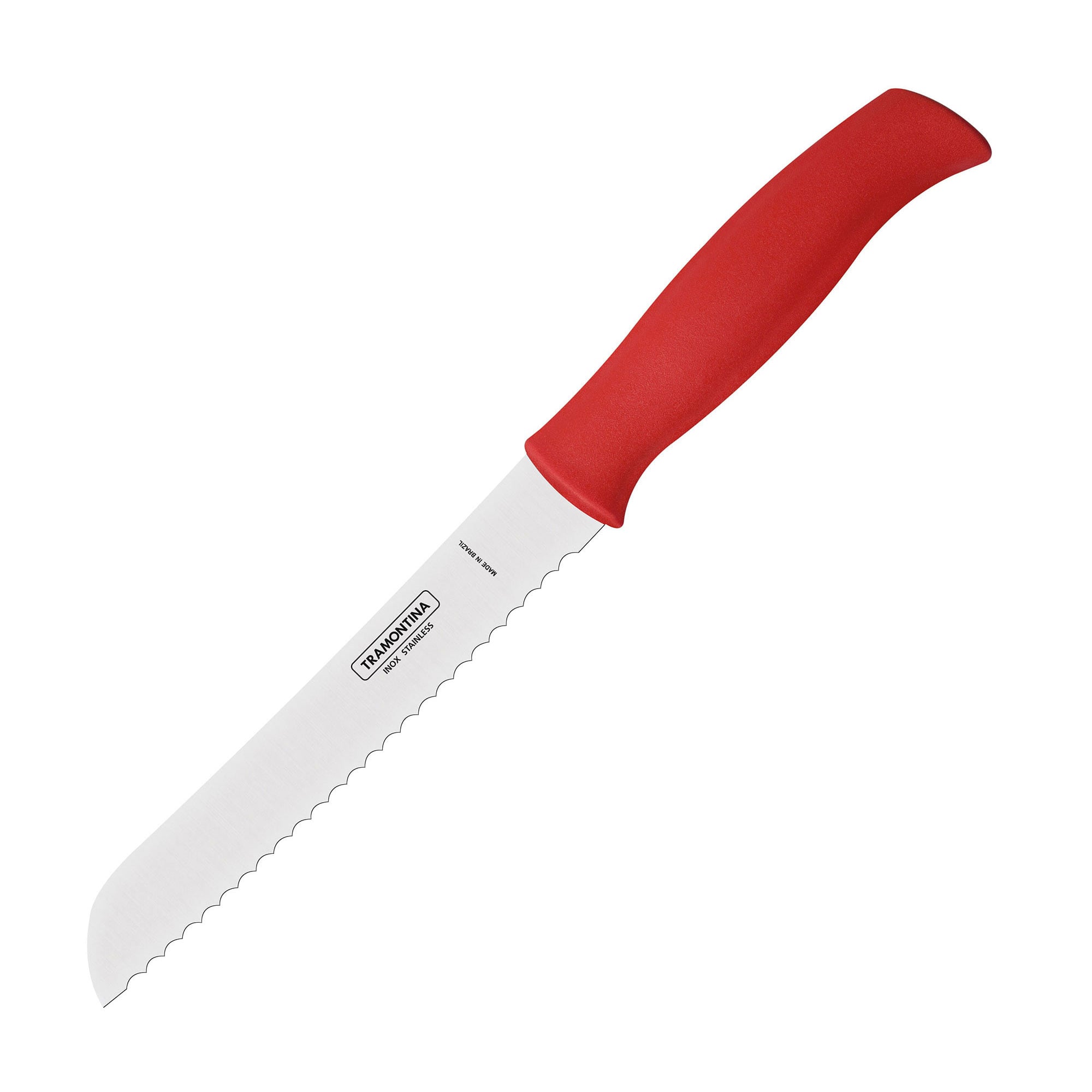 

Ніж для хліба TRAMONTINA Soft Plus Red, 178 мм (23662/177)