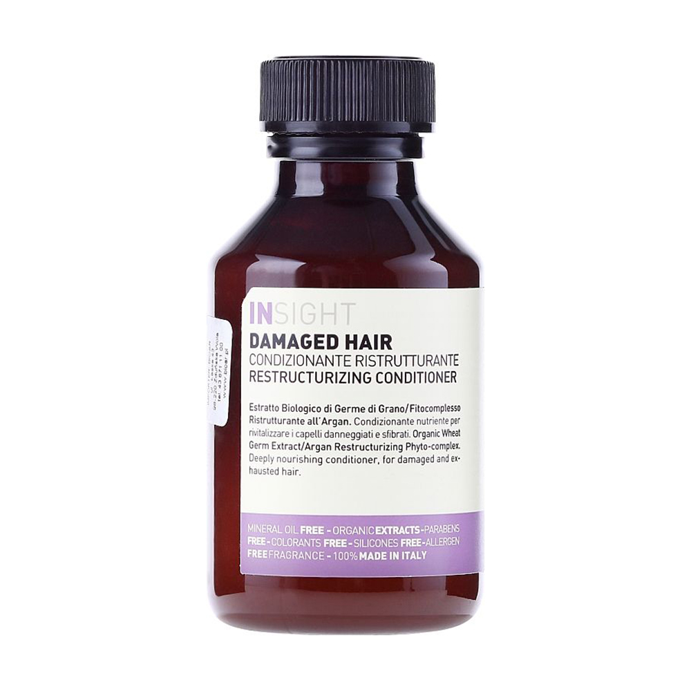 

Відновлювальний кондиціонер Insight Damaged Hair Restructurizing Conditioner для пошкодженого волосся, 100 мл