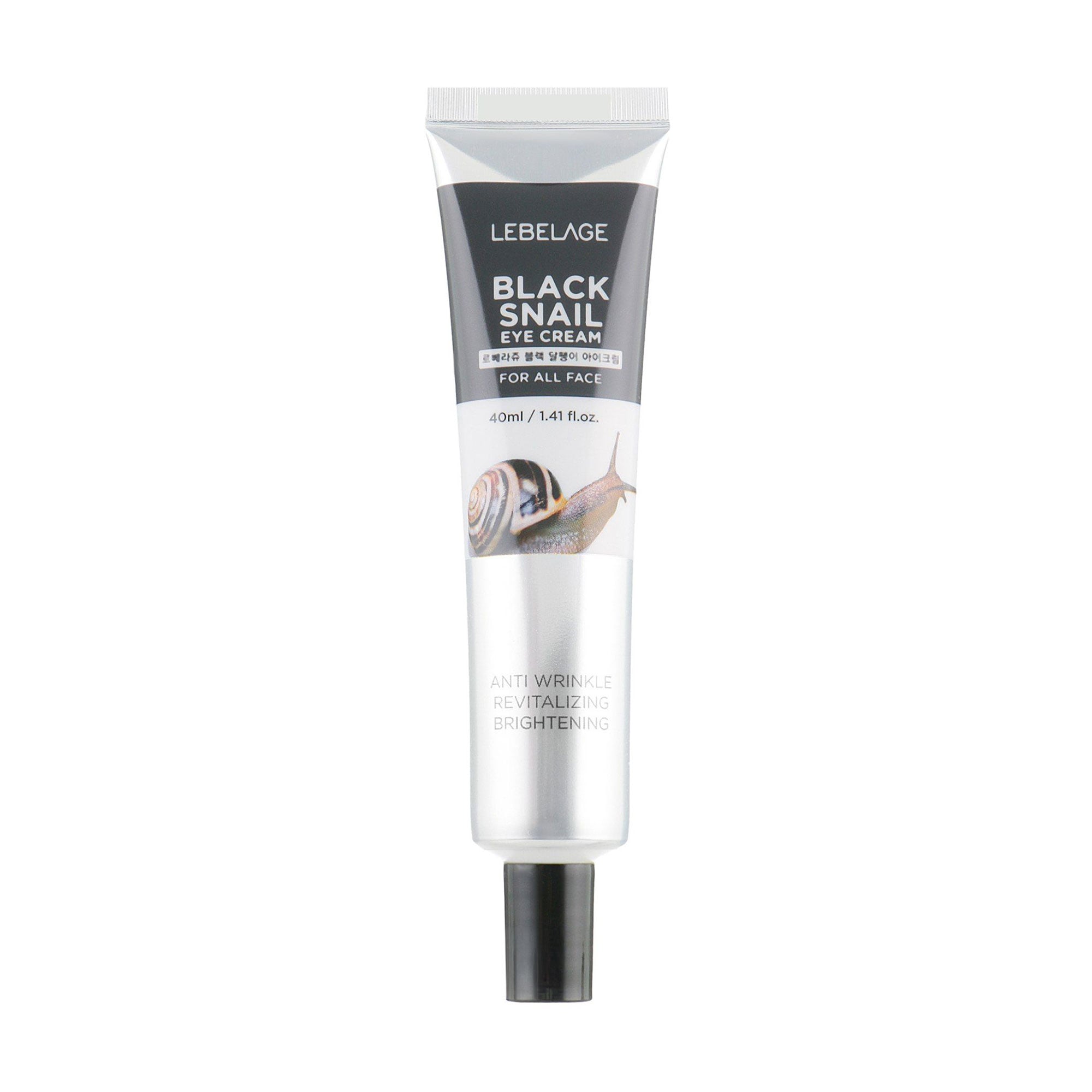 Крем для шкіри навколо очей Lebelage Black Snail Eye Cream Ex з екстрактом чорного равлика, 40 мл