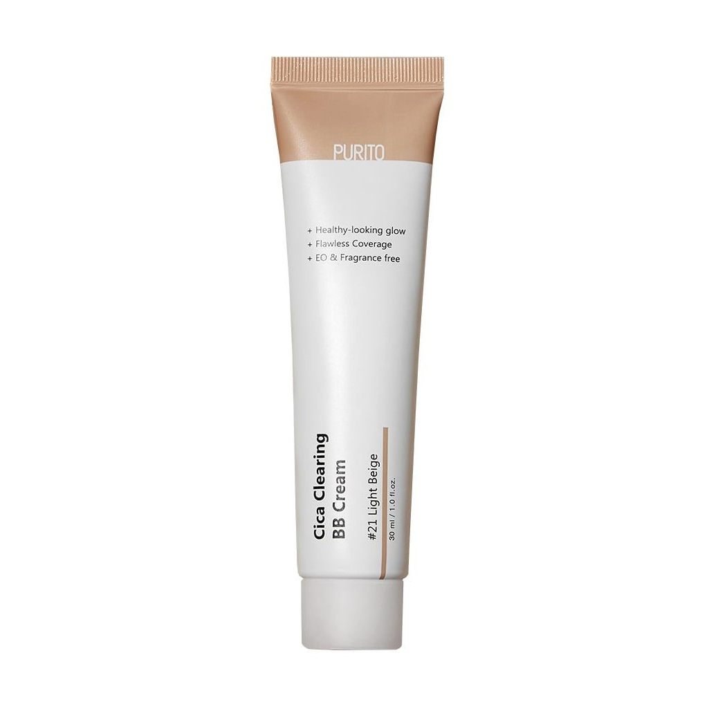 

Уцінка! ВВ-крем для обличчя Purito Cica Clearing BB Cream з екстрактом центели, 21 Light Beige, 30 мл