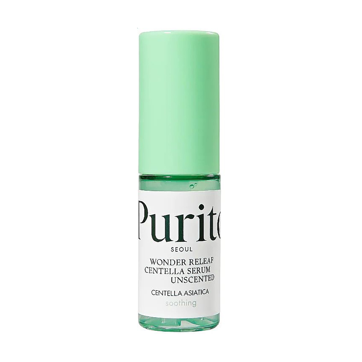 

Сироватка для обличчя Purito Seoul Wonder Releaf Centella Serum Unscented з екстрактом центели азіатської, без олій, 15 мл
