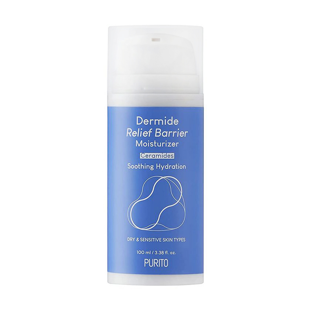 

Уцінка! Зволожувальний бар'єрний крем для обличчя Purito Dermide Relief Barrier Moisturizer з керамідами, 100 мл