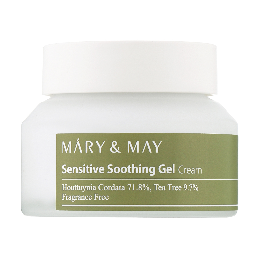 

Заспокійливий гель-крем для обличчя Mary & May Sensitive Soothing Gel для чутливої шкіри, 70 г