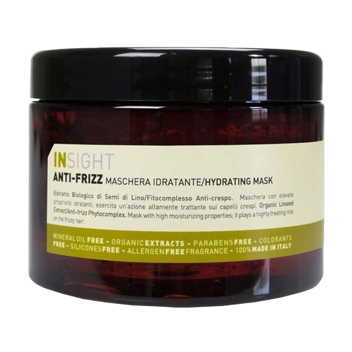 

Зволожувальна маска Insight Anti-Frizz Hair Hydrating Mask для кучерявого волосся, 500 мл