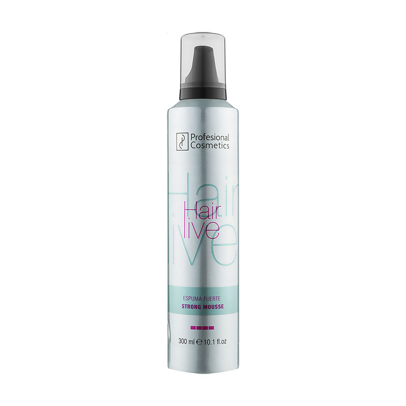

Пінка для укладання волосся Profesional Cosmetics Hairlive Strong Mousse, 300 мл