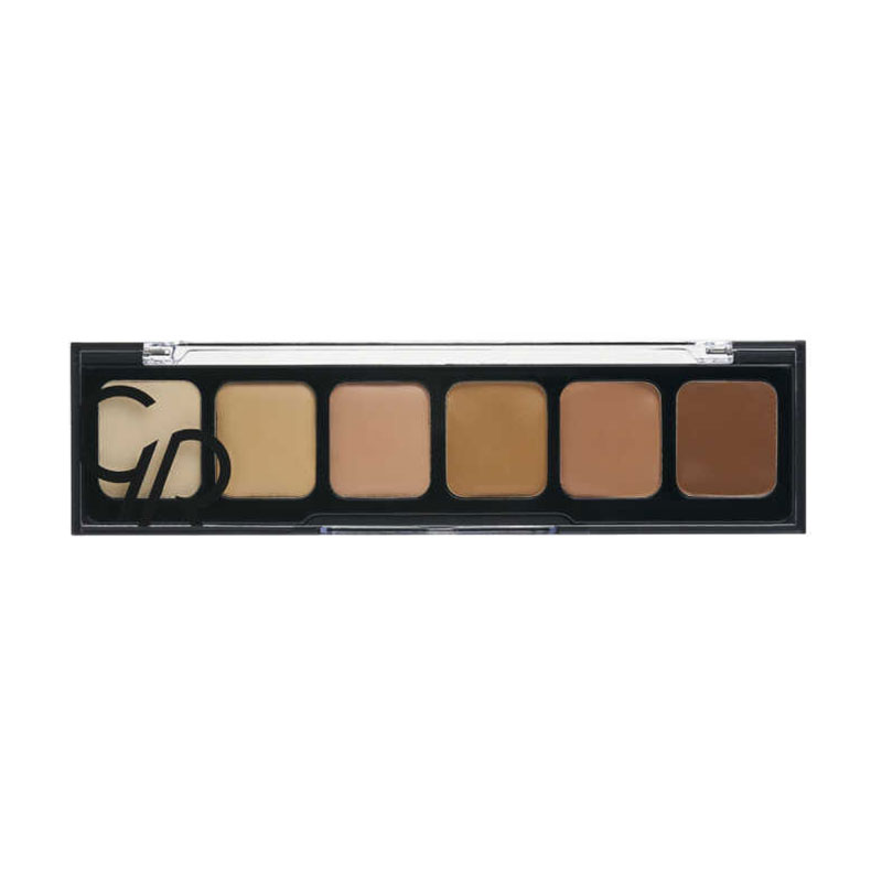 

Палетка консилерів для обличчя Golden Rose Correct & Conceal Concealer Cream Palette 02 Medium to dark, 6*2 г