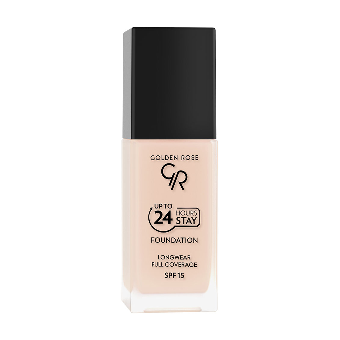 

Тональна основа для обличчя Golden Rose Up To 24 Hours Stay Foundation SPF 15, 02, 35 мл