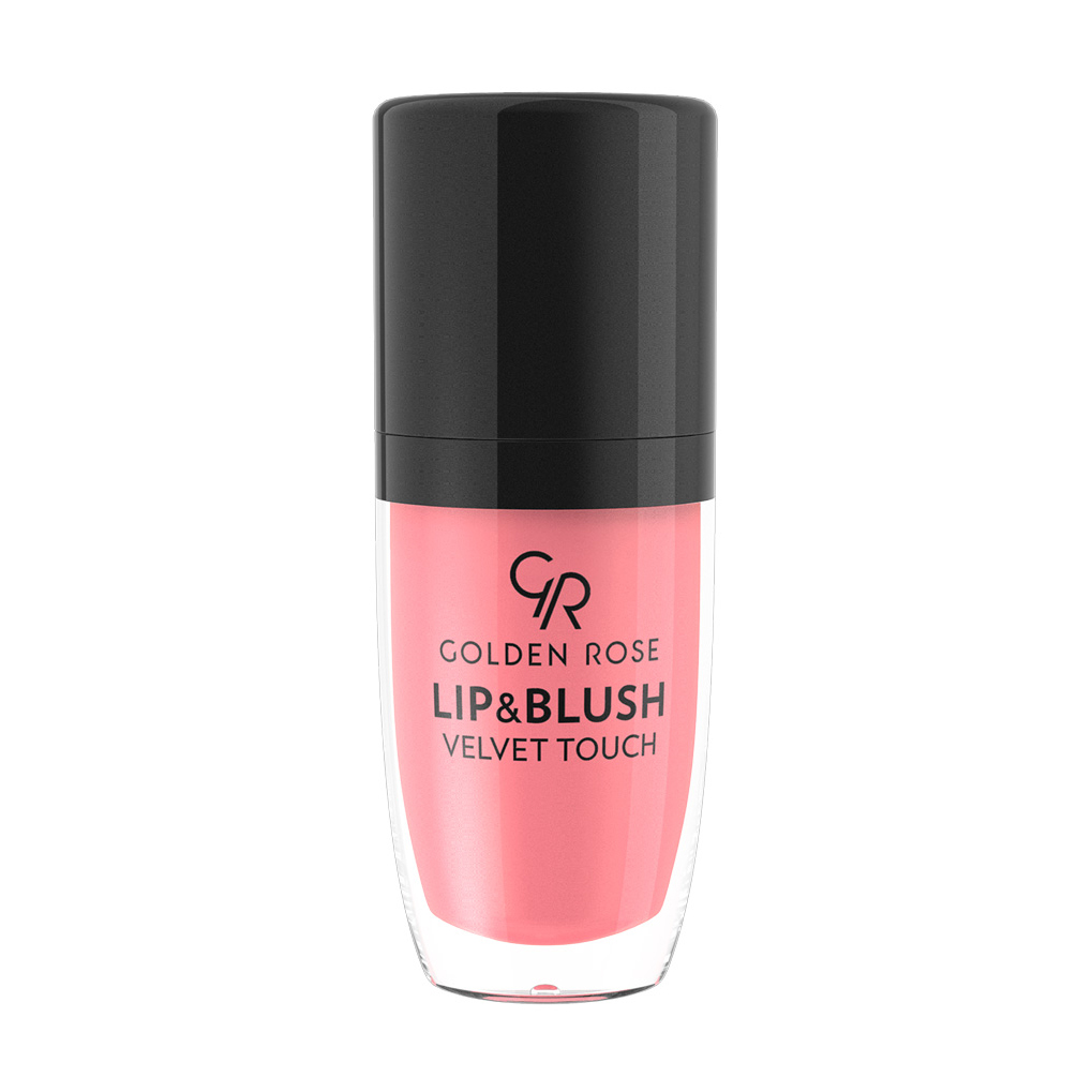 

Блиск для губ і рум'яна 2 в 1 Golden Rose Lip & Blush Velvet Touch, 03, 4.5 мл