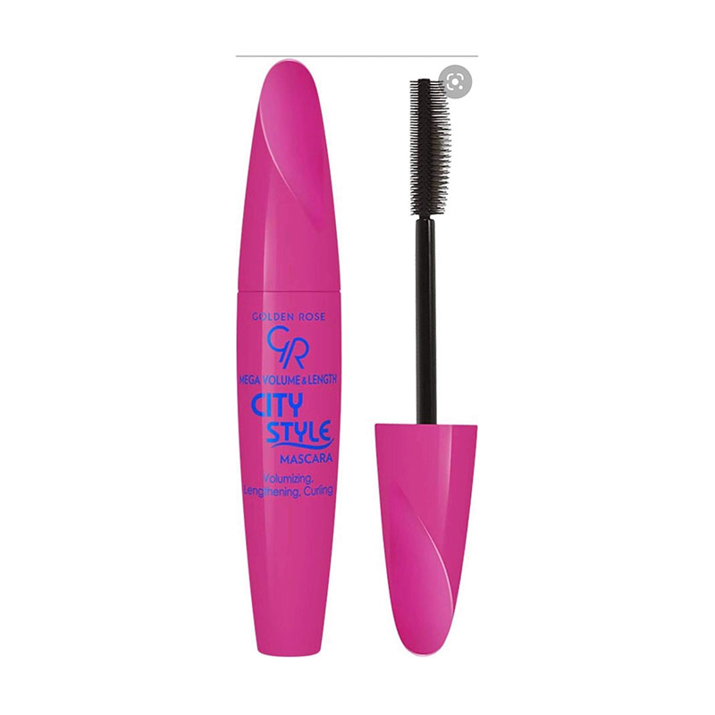 

Туш для вій Golden Rose Mega Volume & Length City Style Mascara Black, 9 мл
