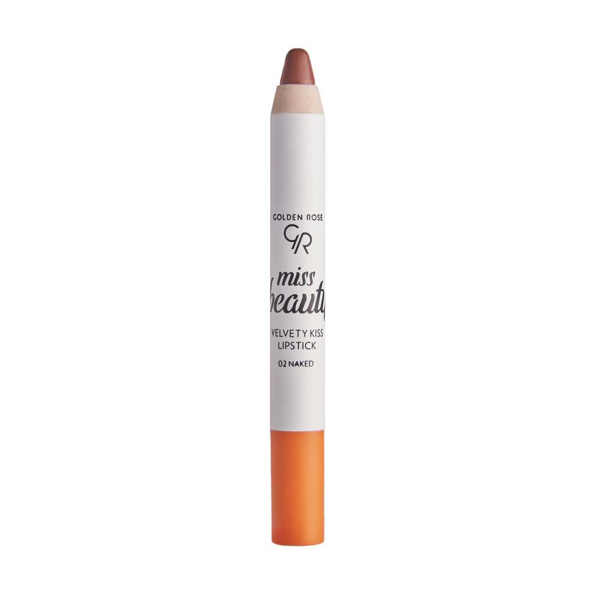 

Уцінка! Помада-олівець для губ Golden Rose Miss Beauty Velvety Kiss Lipstick 02 Naked, 3.5 г