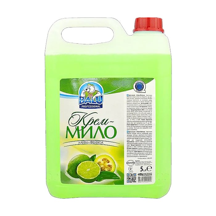 

Крем-мило BALU Professional Лайм-Фейхоа, 5 л