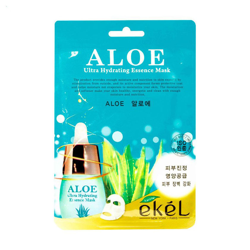 

Тканинна маска для обличчя Ekel Aloe Ultra Hydrating Essence Mask, 25 мл