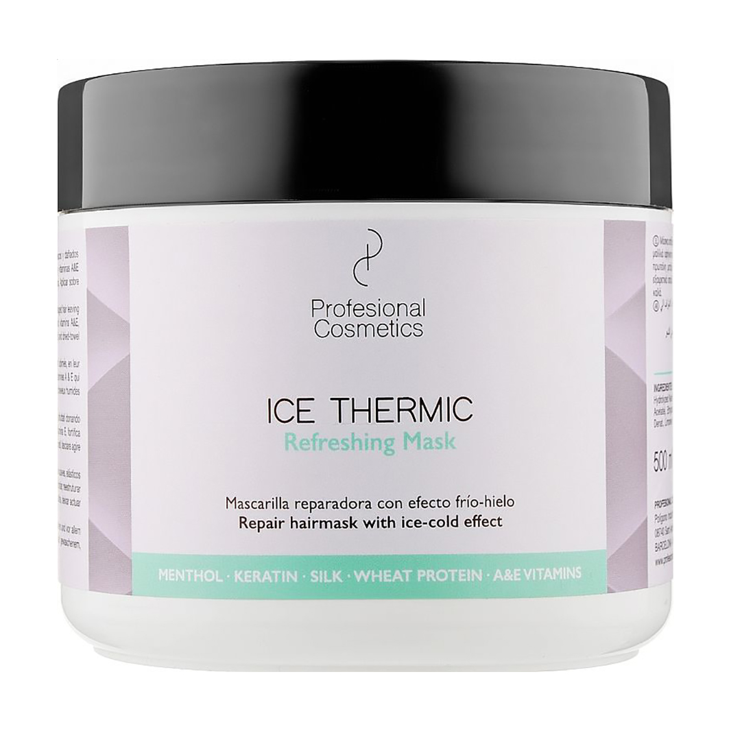 

Уцінка! Маска для волосся Profesional Cosmetics Ice Thermic Refreshing Mask, 500 мл