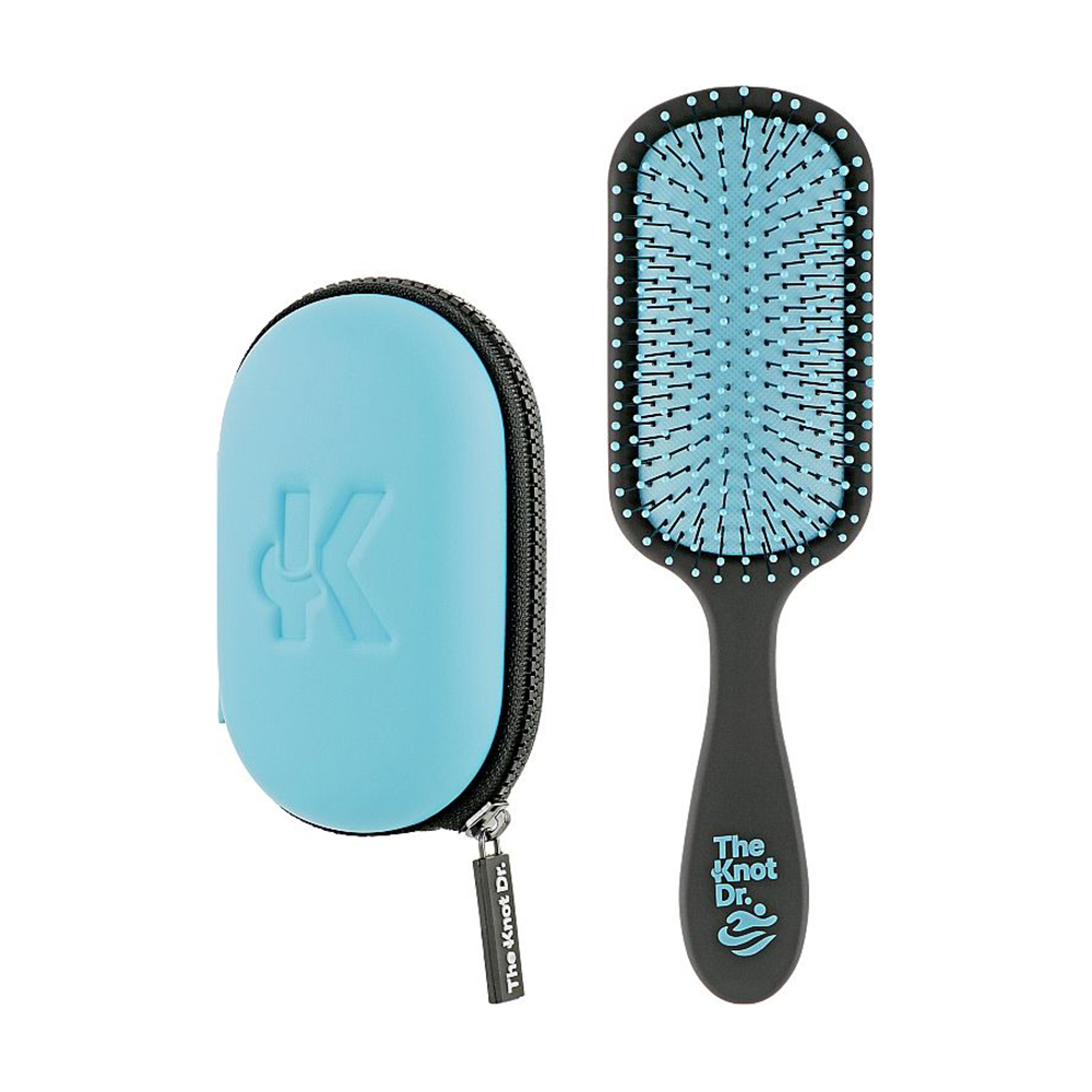 

Набір для волосся The Knot Dr. The Pro Swim Rayleigh, блакитний (гребінець для волосся, 1 шт + чохол, 1 шт)