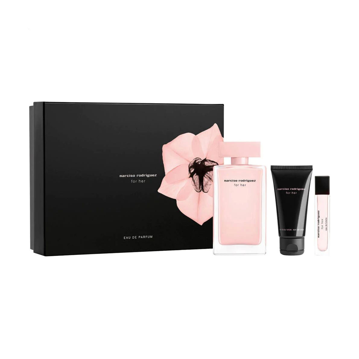 

Уцінка! Парфумований набір жіночий Narciso Rodriguez for Her Set (парфумована вода, 100 мл + парфумована вода, 10 мл + лосьйон для тіла, 50 мл)