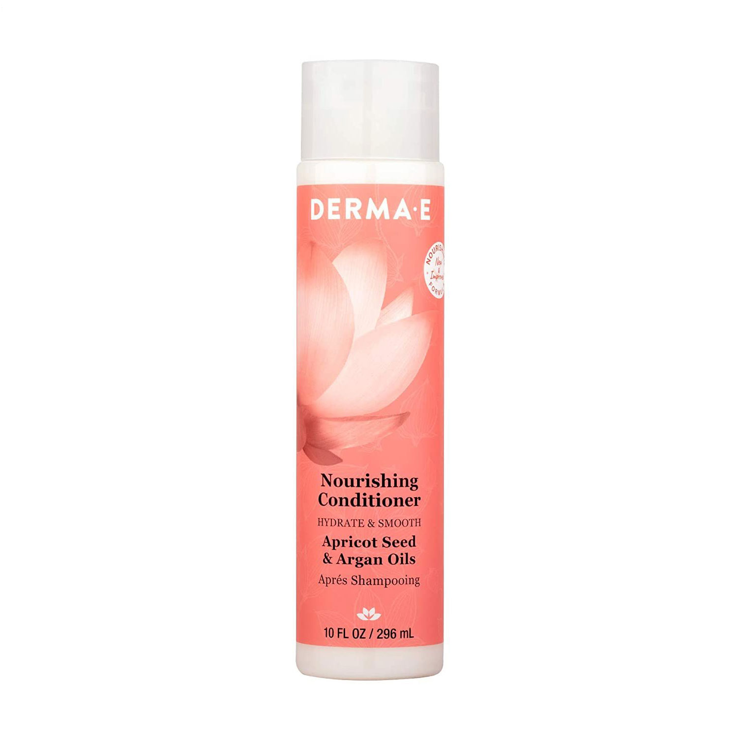 

Живильний кондиціонер для волосся Derma E Hydrate & Smooth Nourishing Conditioner з оліями абрикосових кісточок та аргани, 296 мл