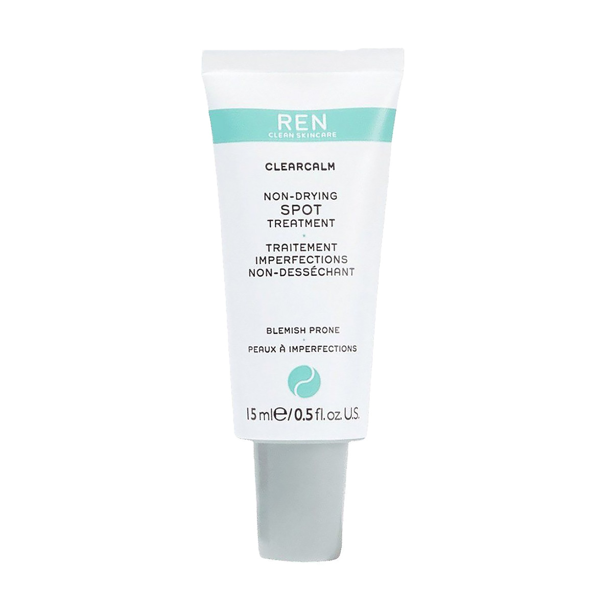 

Уцінка! Гель для обличчя REN Clean Skincare Clearcalm Non-Drying Spot Treatment проти акне, 15 мл