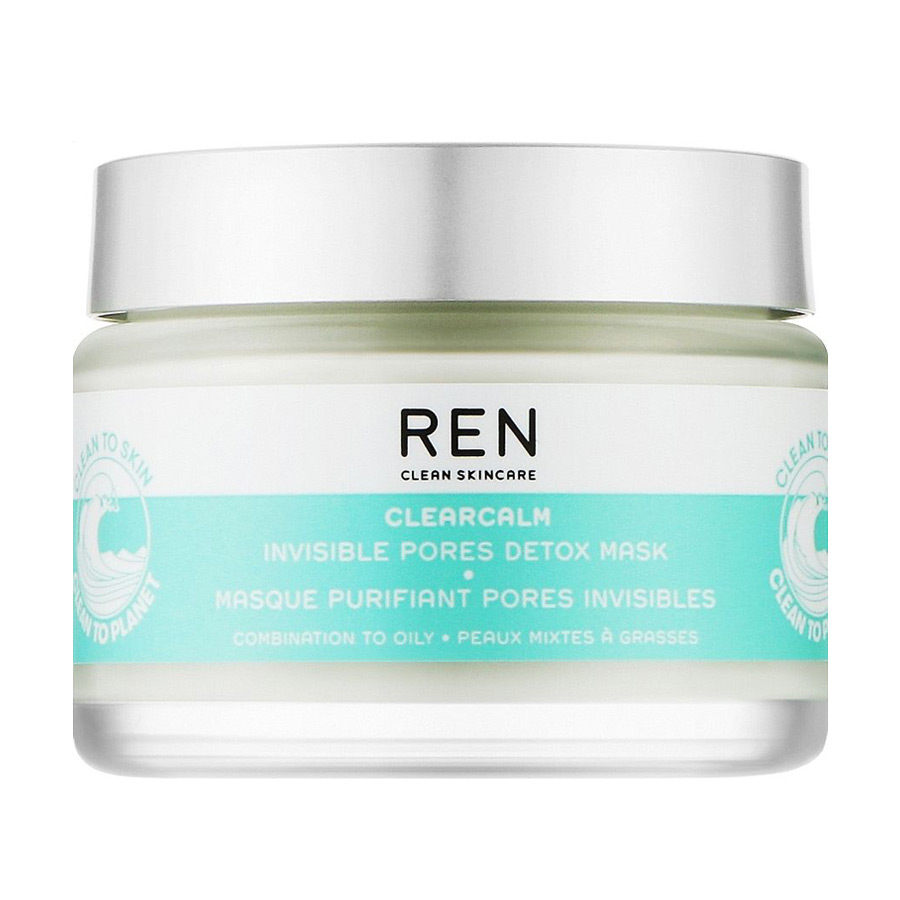 

Уцінка! Очищувальна та матувальна маска для обличчя REN Clean Skincare Clearcalm Invisible Pores Detox Mask, 50 мл
