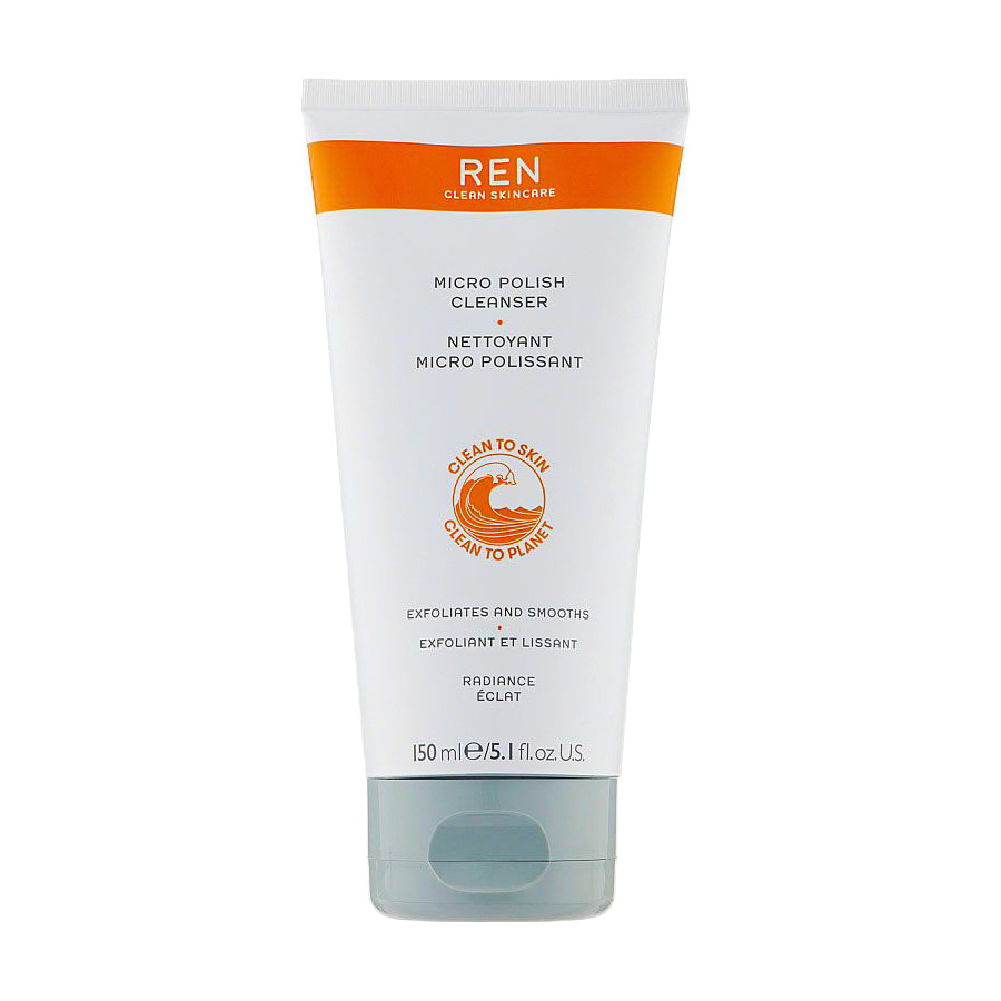 

Уцінка! Очищувальний засіб для обличчя REN Clean Skincare Micro Polish Cleanser, 150 мл