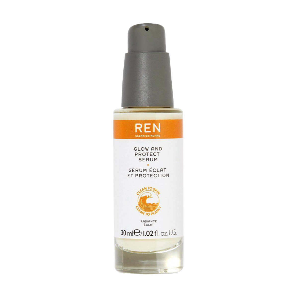 

Уцінка! Сироватка для обличчя REN Clean Skincare Glow And Protect Serum, 30 мл