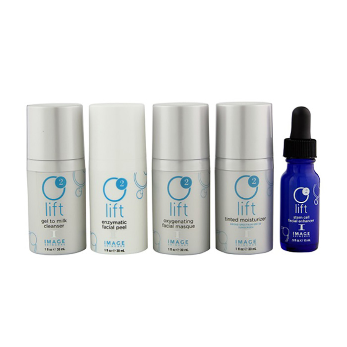 

Уцінка! Набір для пілінгу Image Skincare O2 Lift Treatment (гель, 30 мл + пілінг, 30 мл + маска, 30 мл + концентрат, 14.8 мл + крем SPF 30, 30 мл)