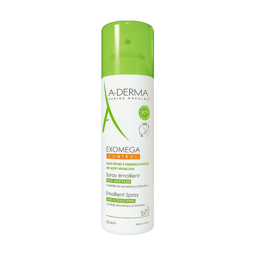 

Уцінка! Пом`якшувальний спрей A-Derma Exomega Control Emollient Spray для сухої та атопічної шкіри, 200 мл