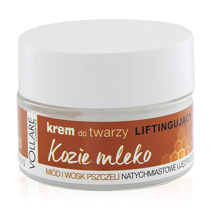 

Підтягувальний крем для обличчя Vollare Cosmetics Lifting Face Cream з козиним молоком, медом та бджолиним воском, 50 мл