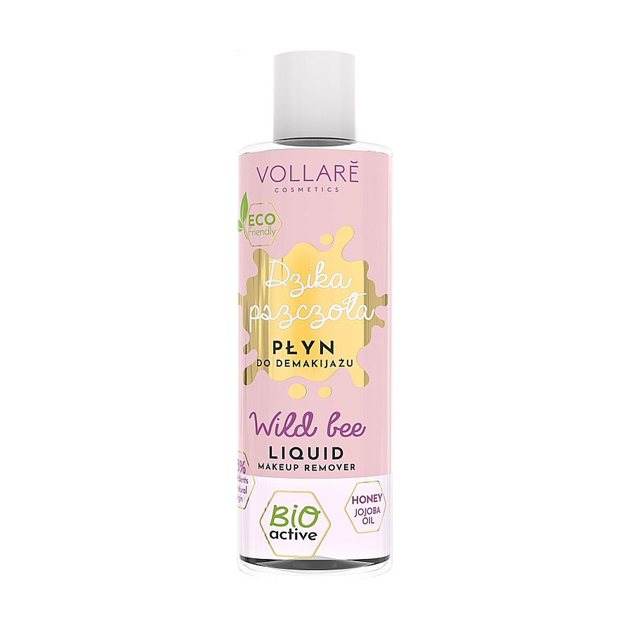 

Уцінка! Міцелярна вода для обличчя Vollare Cosmetics Wild Bee Liquid Makeup Remover Дика бджола, 400 мл
