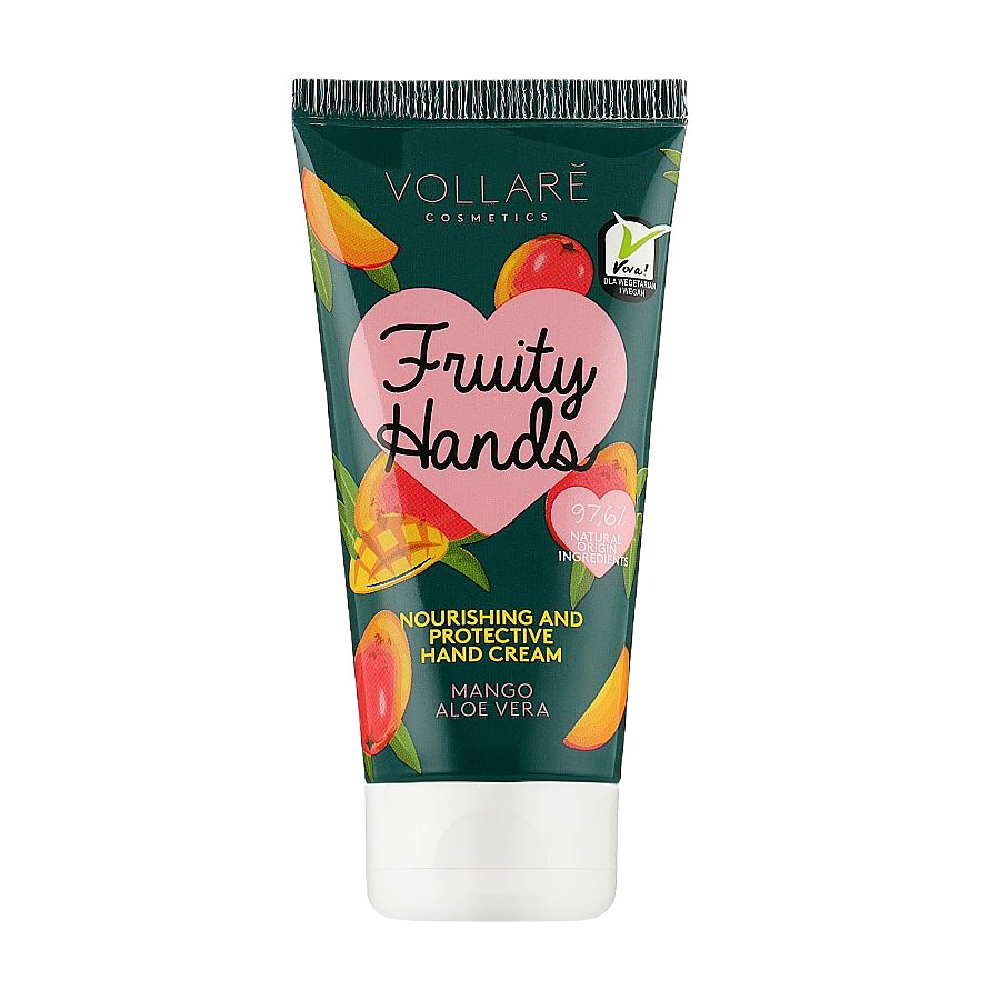 

Крем для рук Vollare Cosmetics Fruity Hands Hand Cream Манго та алое, 50 мл