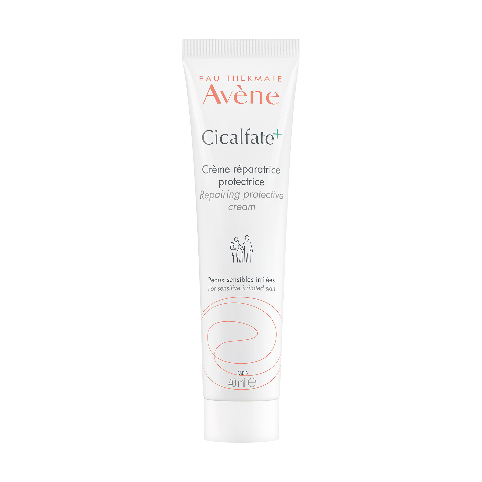 

Захисний відновлювальний крем для обличчя та тіла Avene Cicalfate+ Repairing Protective Cream для чутливої та подразненої шкіри, 40 мл